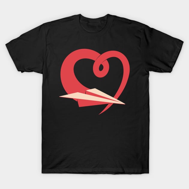 Spreading Love Red T-Shirt by JuliaCoffin